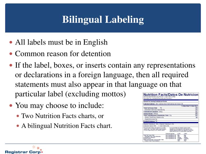 PPT FDA Regulatory Requirements & The Food Safety Modernization Act