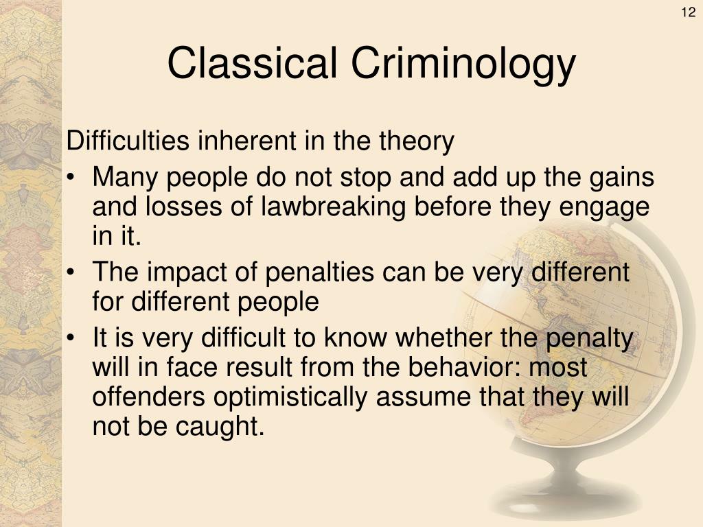 classical theory criminology essay