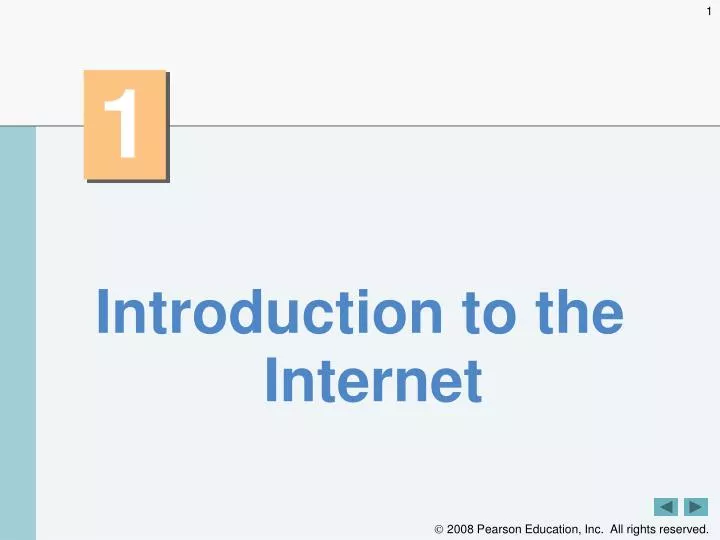 create a powerpoint presentation on the internet