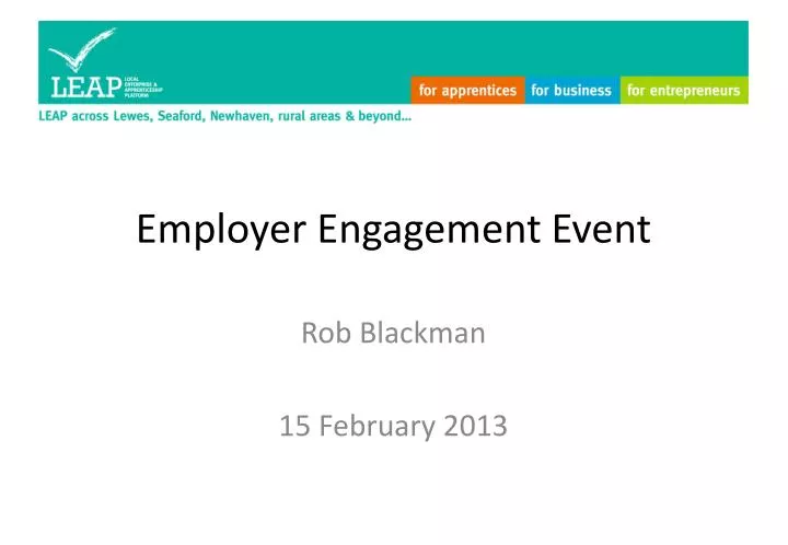 employer engagement event n.