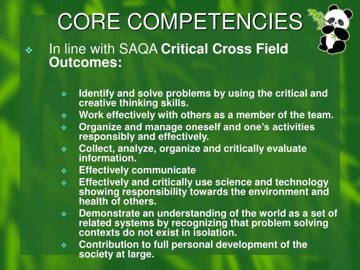 Uci Fall Competency Examples Critical Cross Field Outcomes Examples β IYYCYC