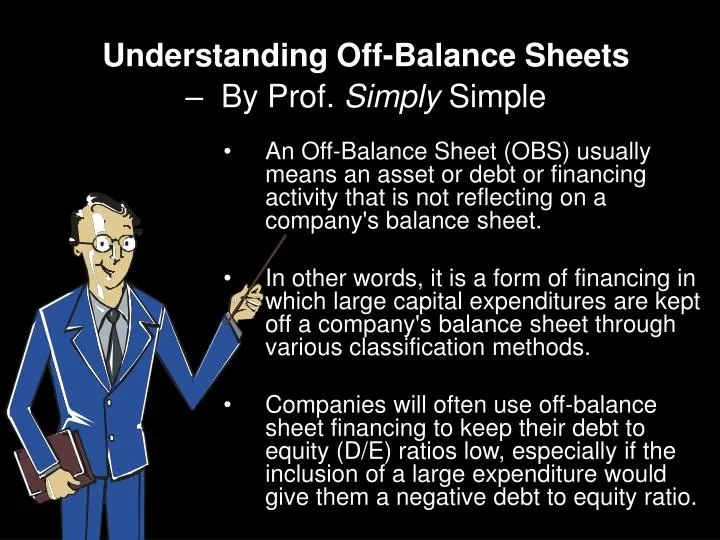 PPT Understanding OffBalance Sheets By Prof. Simply Simple