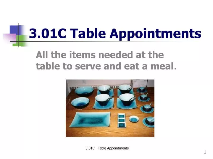 3 01c table appointments n.