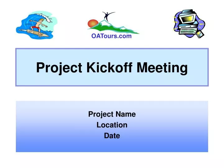 sap project kickoff meeting presentation