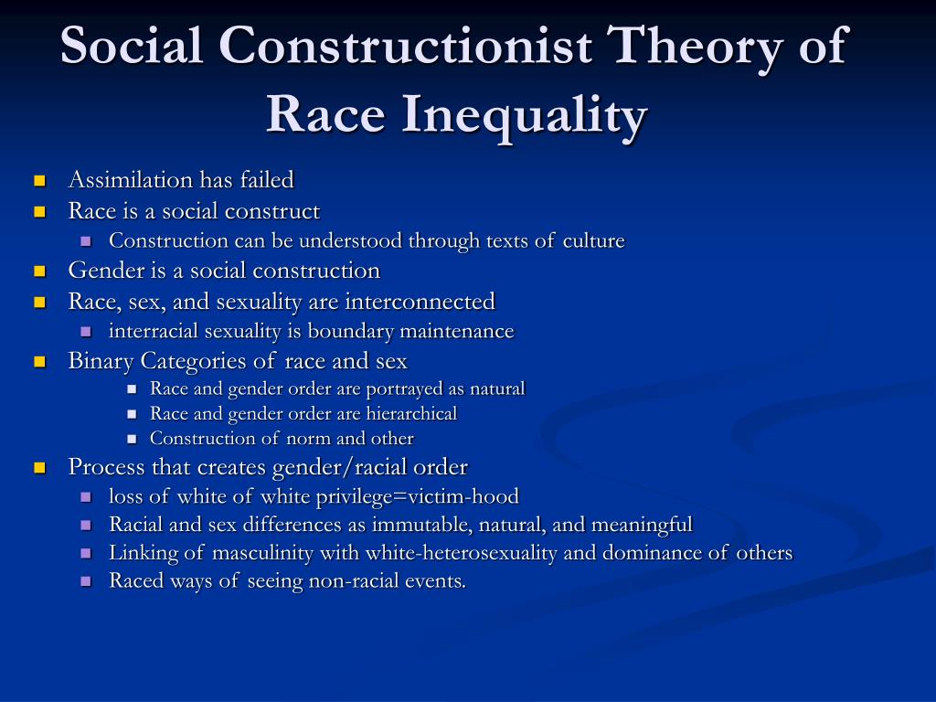 ethnicity as a social construct