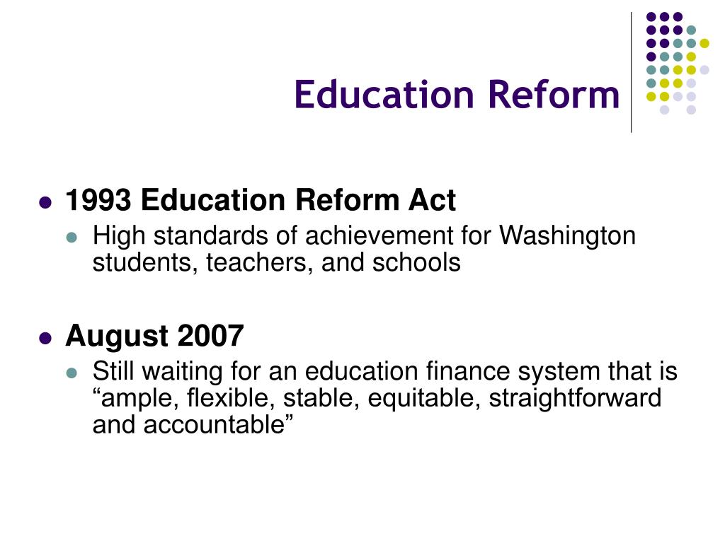 education reform examples