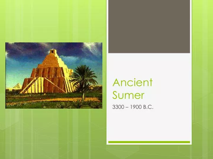 ancient sumer n.