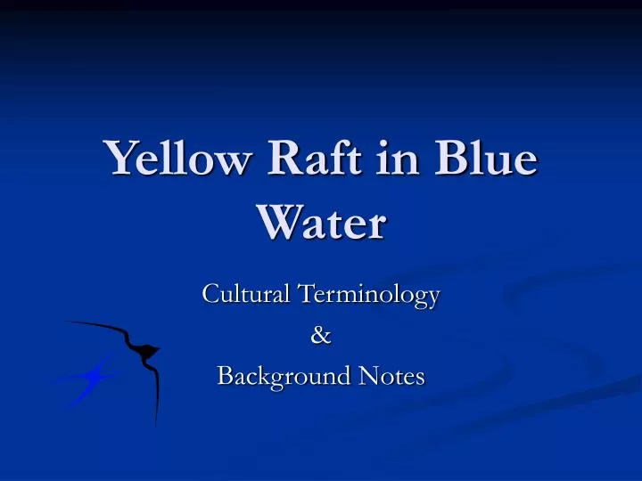 99 Creative A yellow raft in blue water free online book for Kids