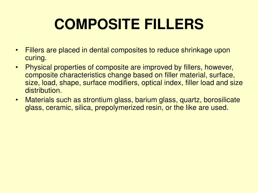 PPT - DENTAL COMPOSITES PowerPoint Presentation, free download - ID:1417757