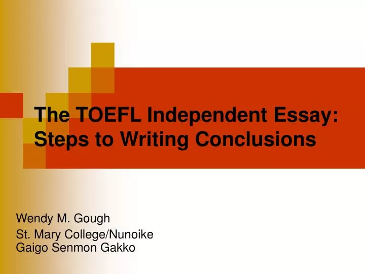 conclusion for essay toefl