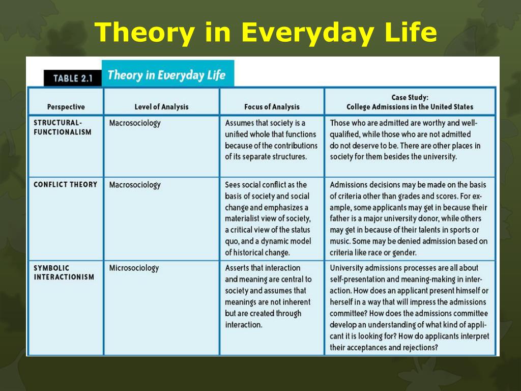 PPT Chapter 2 Sociology’s Family Tree Theories and Theorists