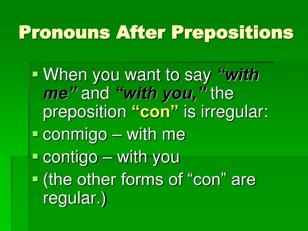 PPT Pronouns After Prepositions PowerPoint Presentation Free Download ID 1419852