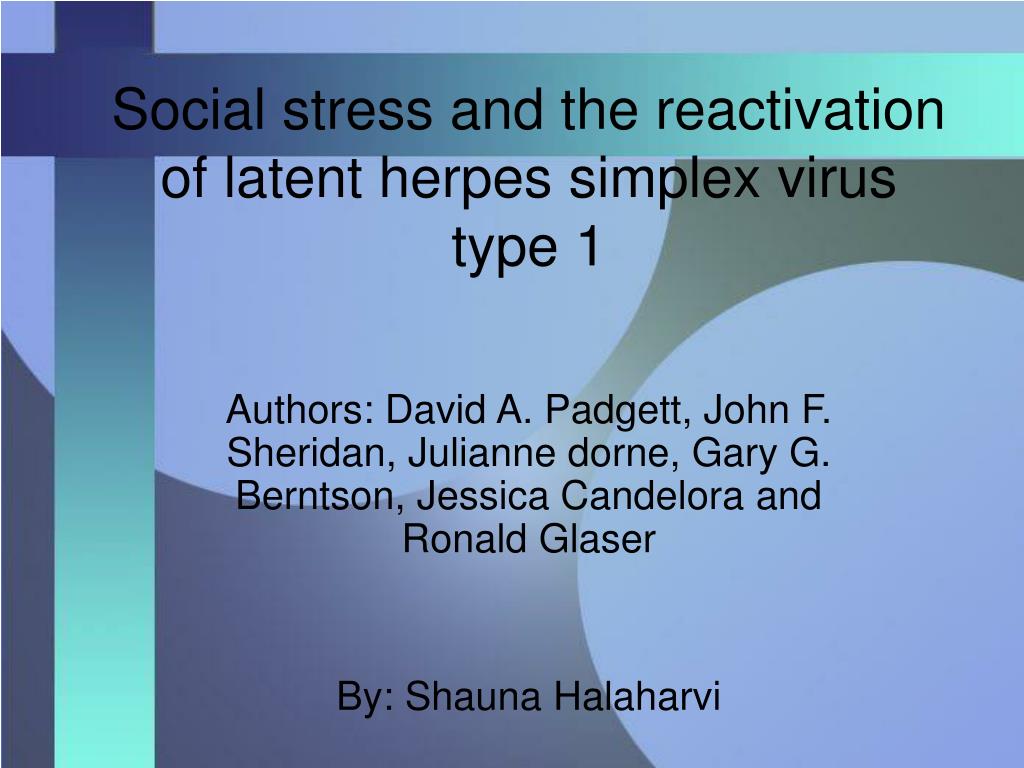 Stress herpes Here’s How