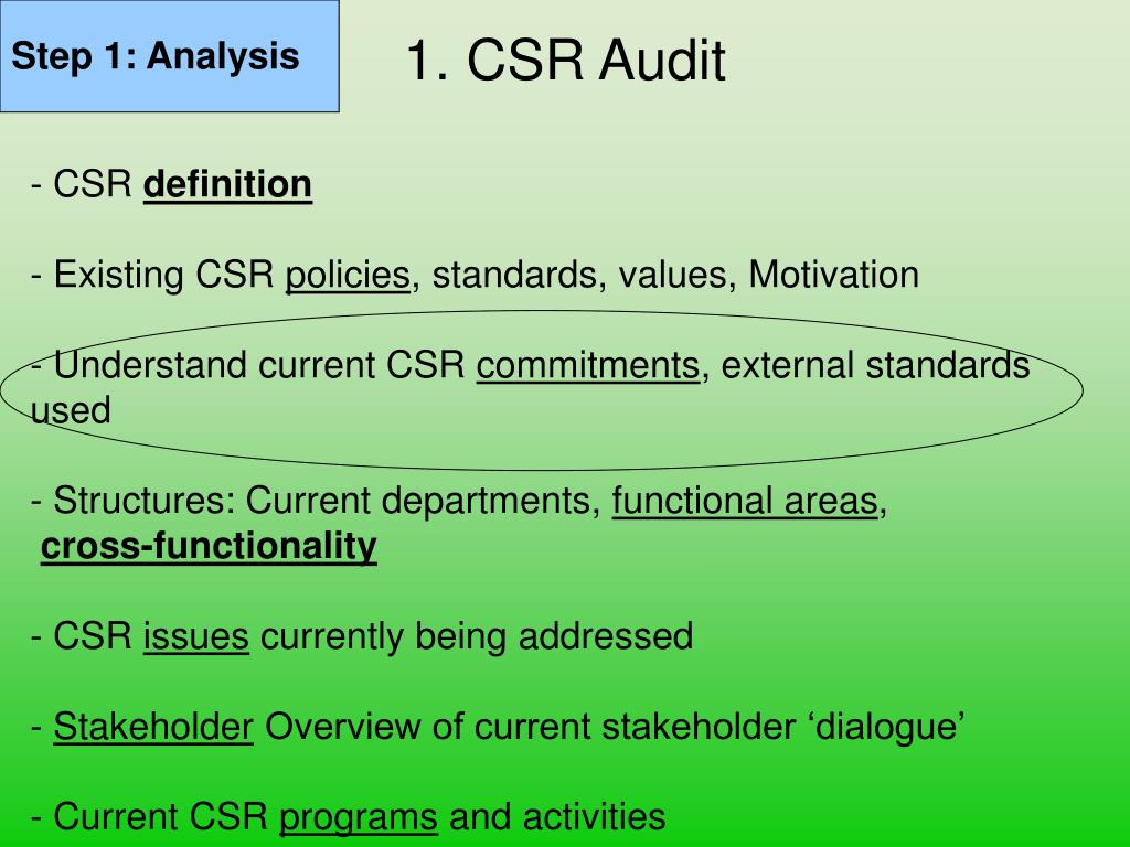 PPT - Corporate Social Responsibility Class 3: CSR Management System ...