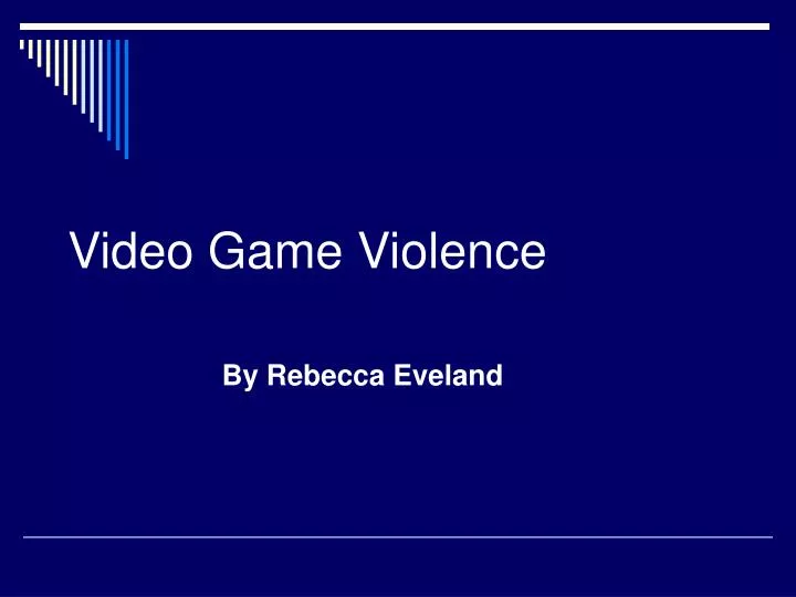video game violence n.