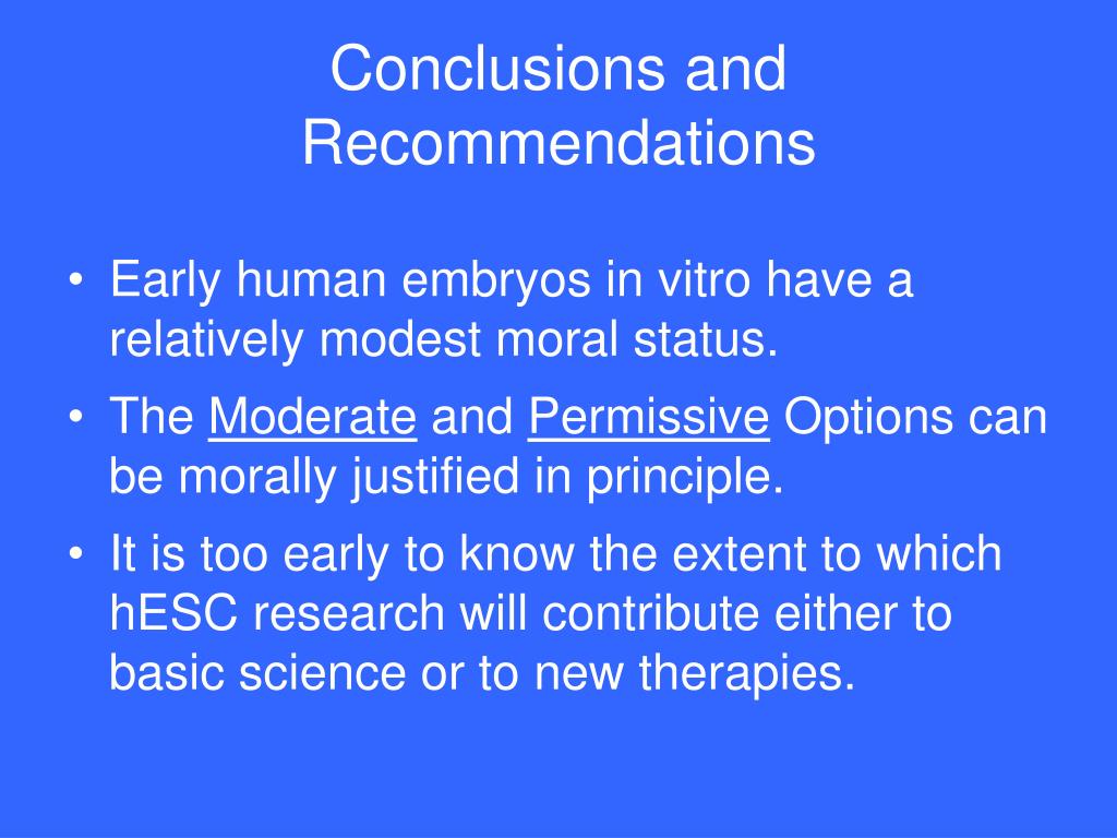 moral status of the human embryo moral status of the human embryo