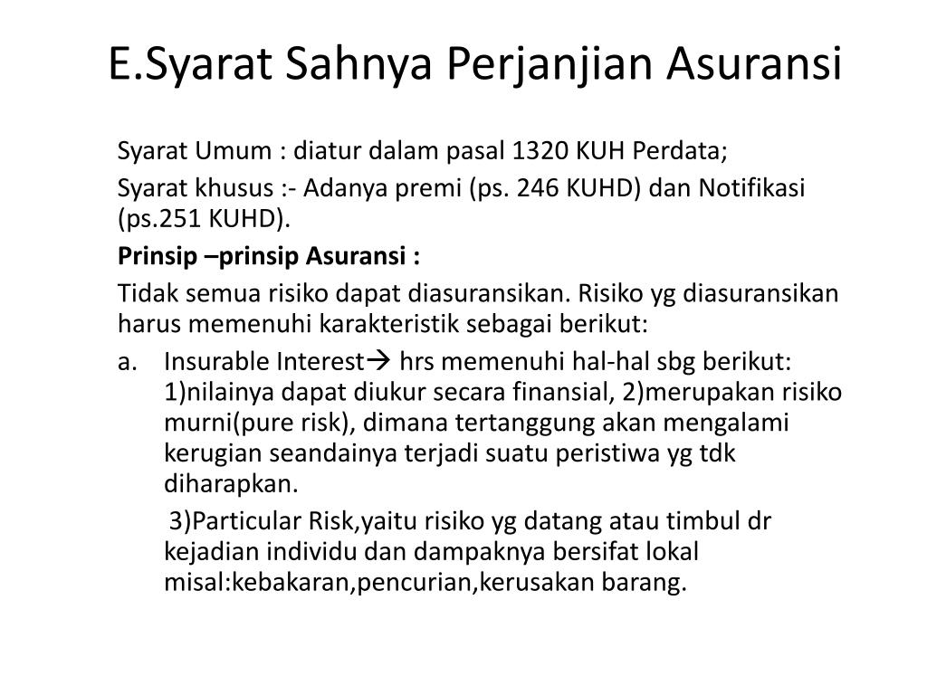 PPT - Hukum Asuransi PowerPoint Presentation, free download - ID:1422644