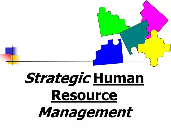strategic human resource management powerpoint presentation