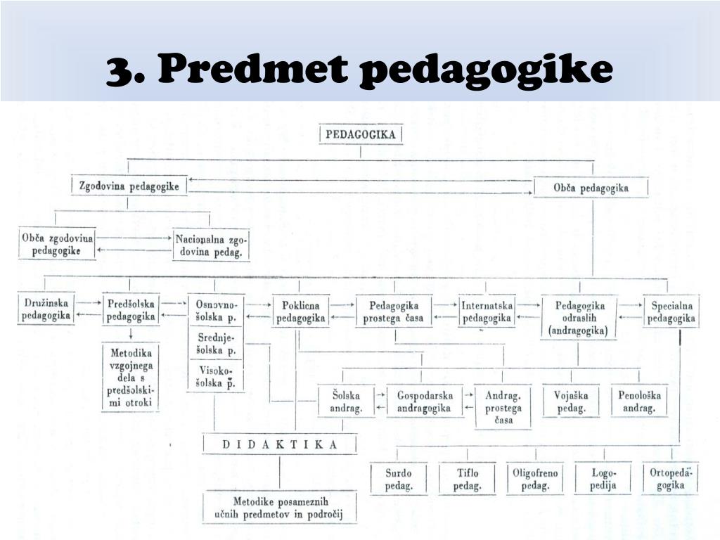 PPT - 3. PREDAVANJE: PREDMET PEDAGOGIKE PowerPoint Presentation, free  download - ID:1423484