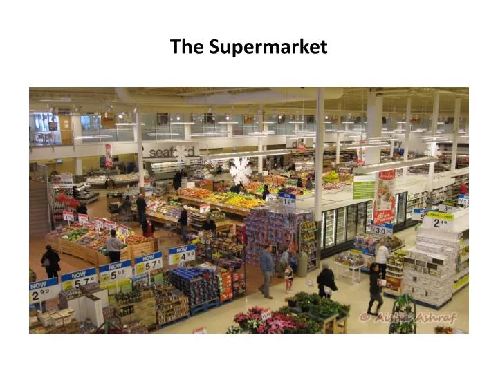 PPT - The Supermarket PowerPoint Presentation, free download - ID:1423824