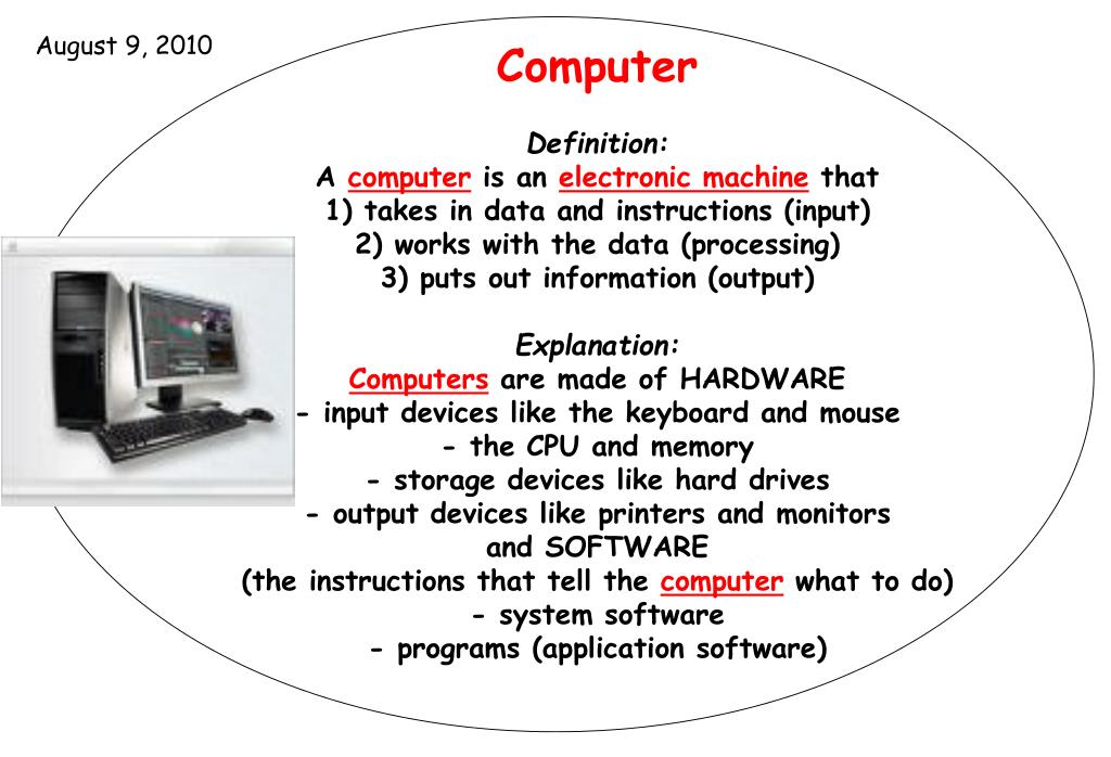 What is a Computer? (Definition & Meaning)