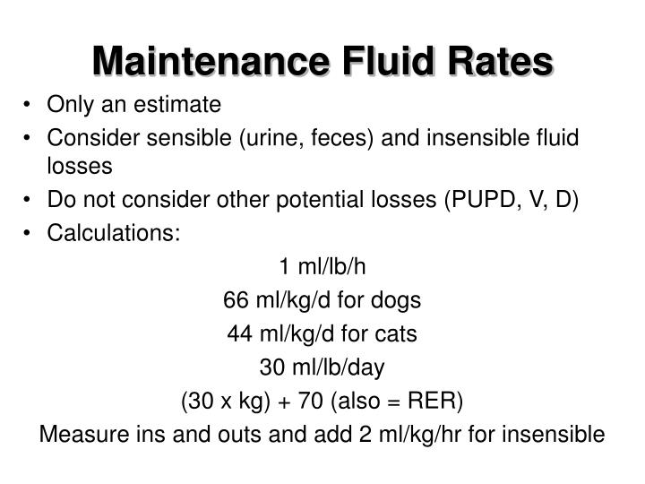PPT FLUID THERAPY PowerPoint Presentation ID142396