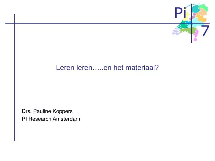 Meerdere toewijzen Vereniging PPT - Leren leren…..en het materiaal? PowerPoint Presentation, free  download - ID:1424114
