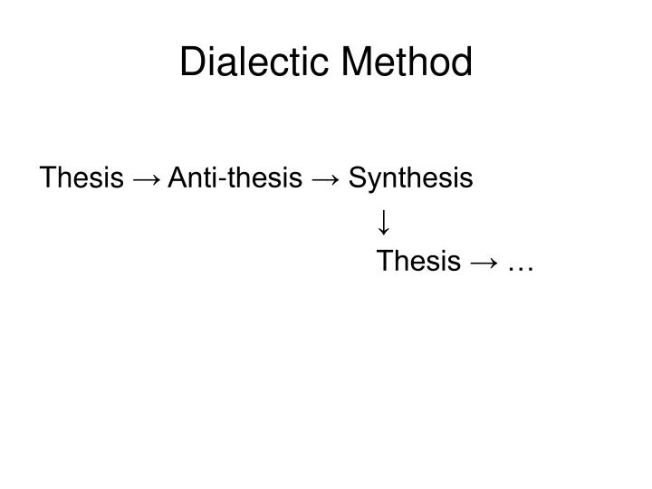 thesis anti-thesis synthesis Thesis antithesis synthesis often attributed to the philosophers hegel or marx, these terms have been used to describe the development of reasoning about evidence. thesis anti-thesis synthesis Thesis antithesis synthesis often attributed to the philosophers hegel or marx, these terms have been used to describe the development of reasoning about evidence.