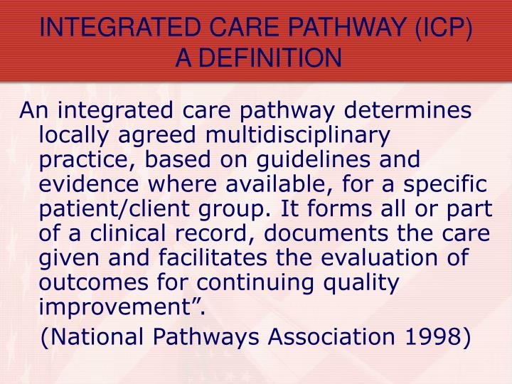 clinical pathway definition