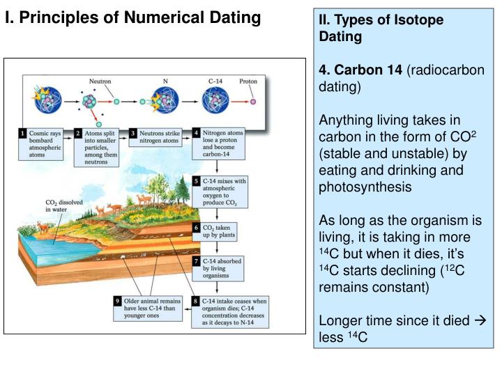 Types of radiocarbon dating