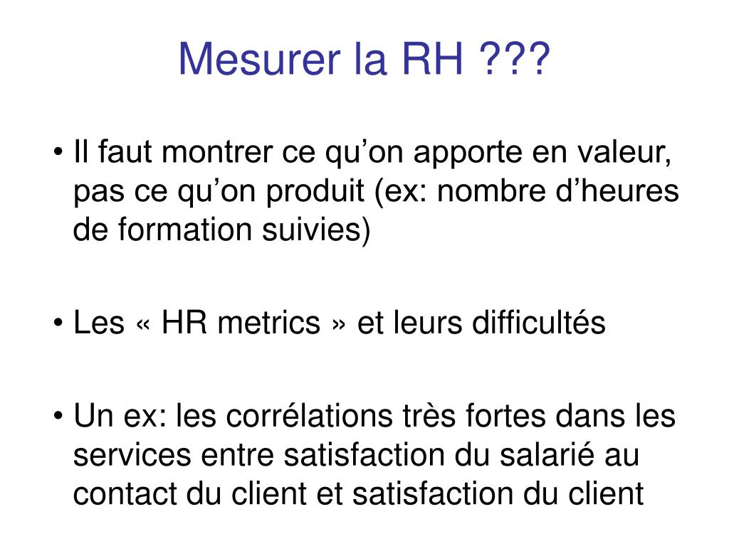 PPT - Cours de gestion des ressources humaines Séance 10. La fonction ...