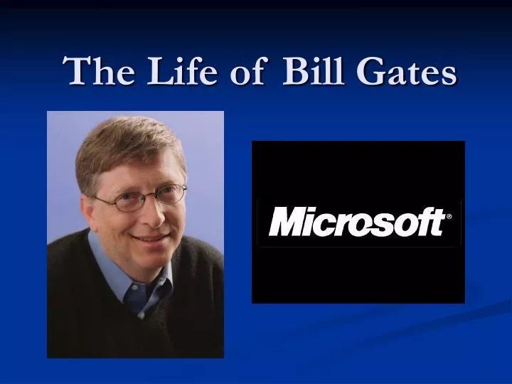 the life of bill gates n.