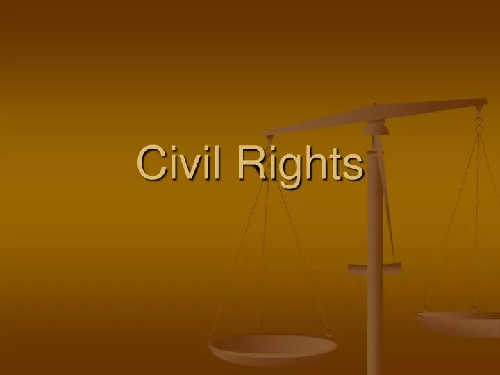 civil rights n.