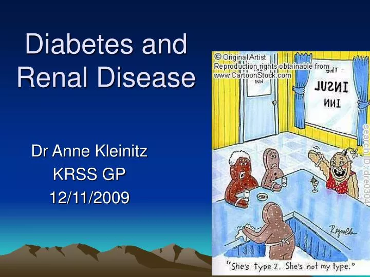 diabetes and renal disease n.