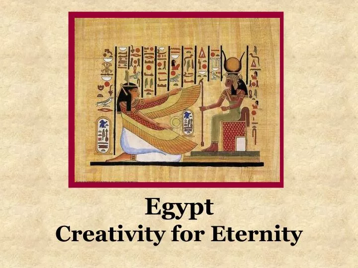 egypt creativity for eternity n.