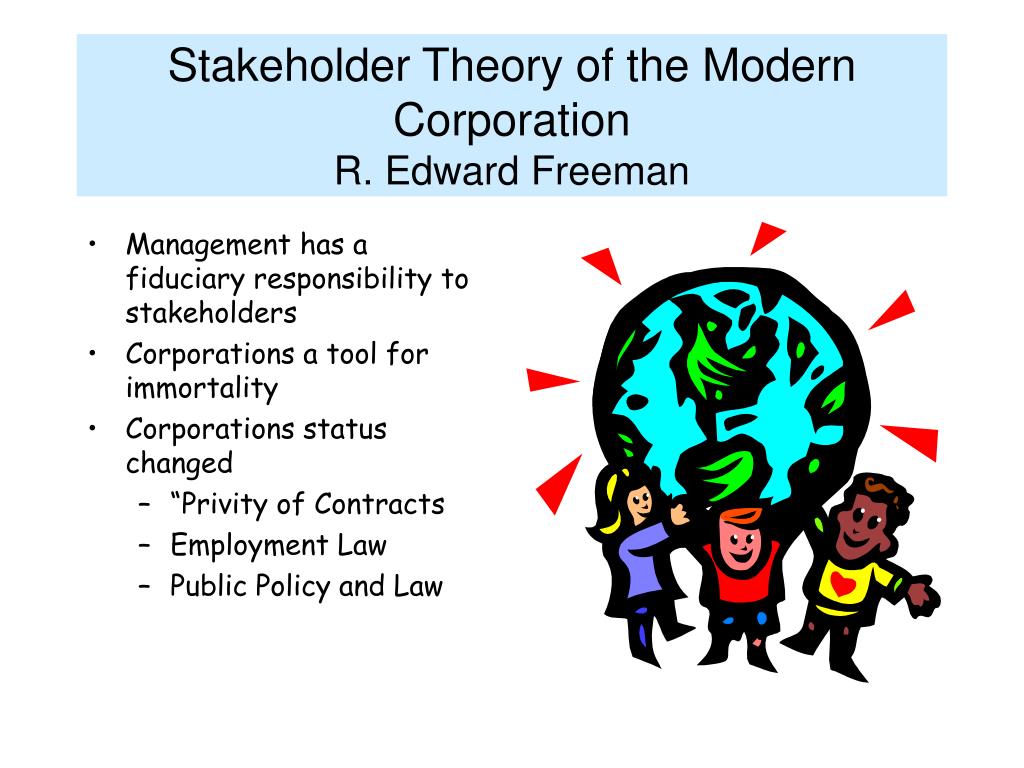 PPT Stakeholder Theory of the Modern Corporation R Edward Freeman 