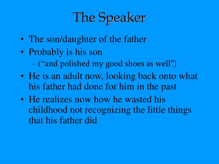 compare my fathers waltz and those winter sundays The language chosen by robert hayden in his poem “those winter sundays” and theodore roethke in “my papa’s waltz” clearly indicates the unique emotional and personal relationships between the two narrating sons and their fathers. compare my fathers waltz and those winter sundays The language chosen by robert hayden in his poem “those winter sundays” and theodore roethke in “my papa’s waltz” clearly indicates the unique emotional and personal relationships between the two narrating sons and their fathers.