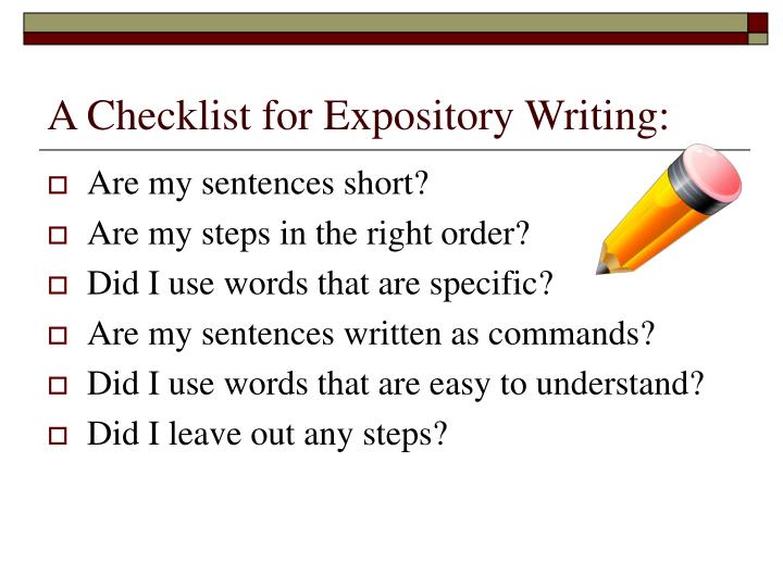 Expository essay powerpoint