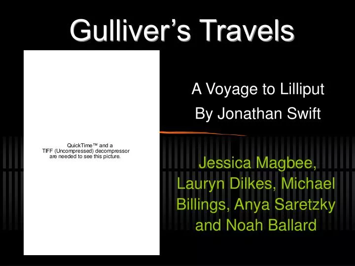an analysis of gullivers travels Gulliver’s travels novel analysis 1 the author and his times jonathan swift was born in dublin, ireland on november 30, 1667 swift was raised by his uncle and graduated from trinity college. an analysis of gullivers travels Gulliver’s travels novel analysis 1 the author and his times jonathan swift was born in dublin, ireland on november 30, 1667 swift was raised by his uncle and graduated from trinity college.