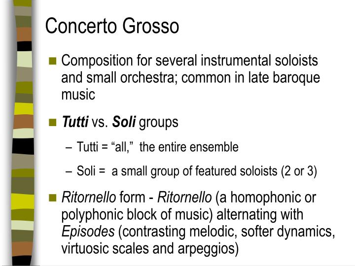 the term concerto grosso means