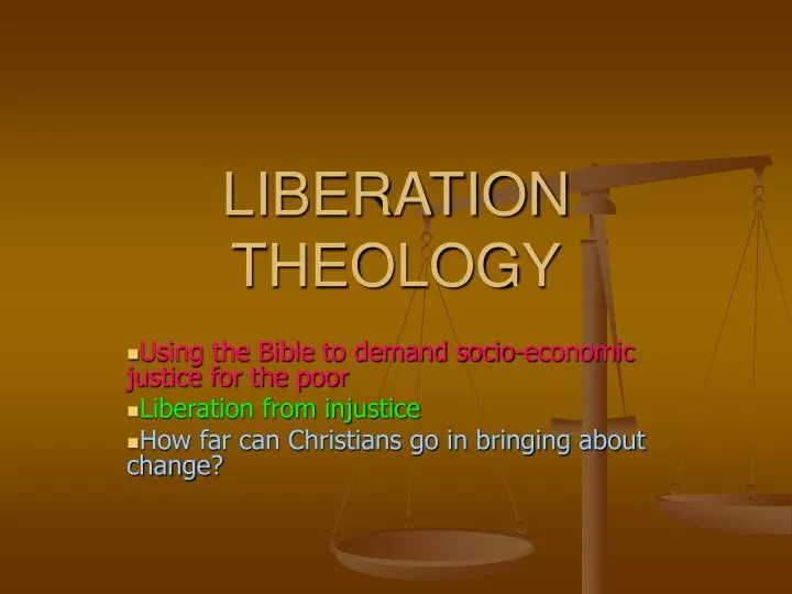 PPT LIBERATION THEOLOGY PowerPoint Presentation, free download ID