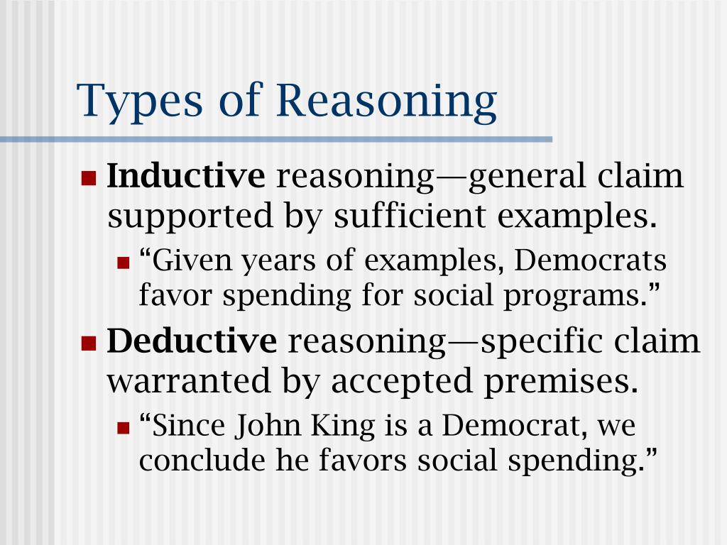  Reasoning