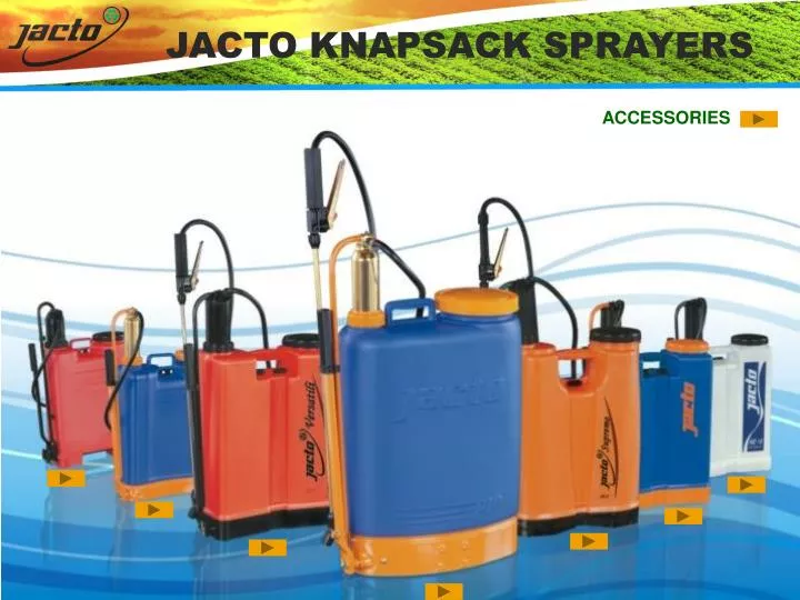 jacto knapsack sprayers n.