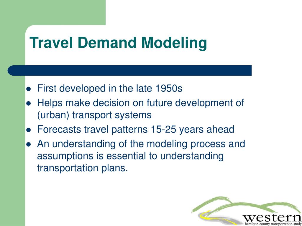 urban travel demand modeling. institute of transportation engineers. 2009