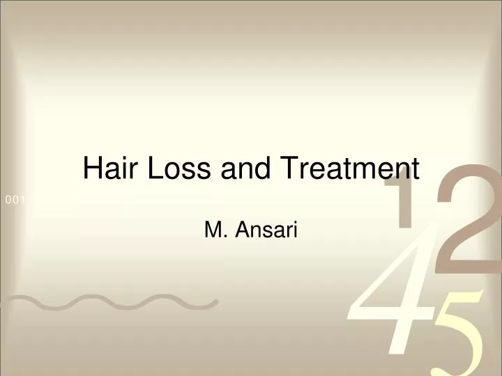 hair loss and treatment n.