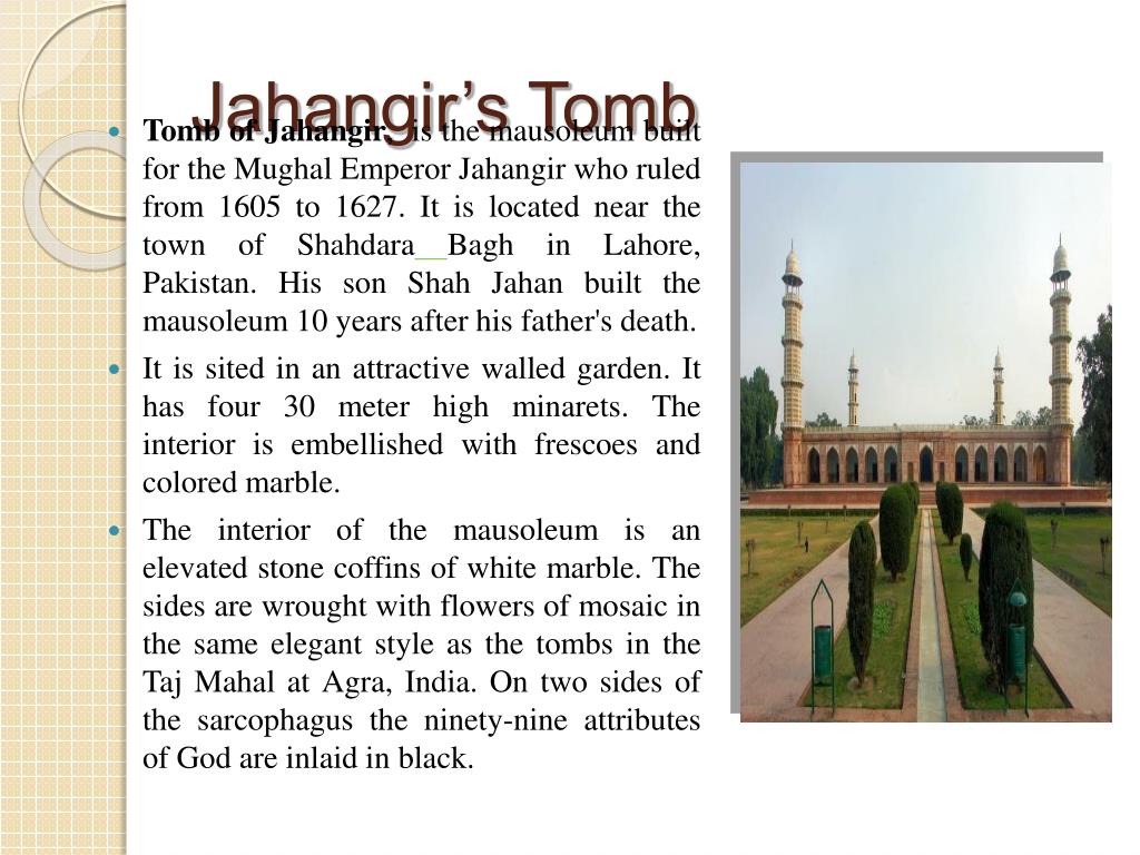 essay on visit to a historical place jahangir tomb