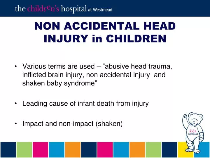 non accidental head injury in children n.