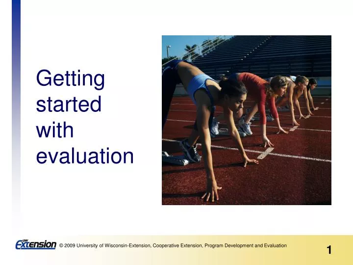 getting started with evaluation n.