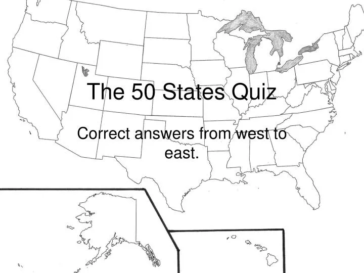 Ppt The 50 States Quiz Powerpoint Presentation Free Download Id