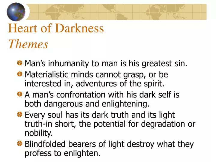 Theme Of Heart Of Darkness Slideshare | ppt heart of darkness themes powerpoint presentation Theme Of Heart Of Darkness Slideshare | ppt heart of darkness themes powerpoint presentation